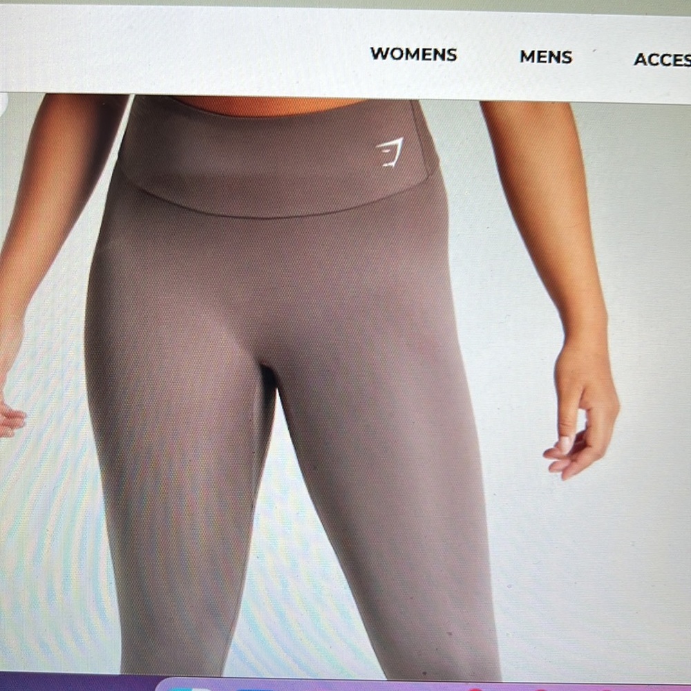 Brown GymShark Training Leggings.